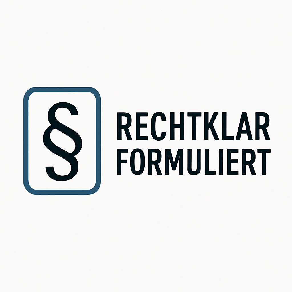 Rechtklarformuliert Logo